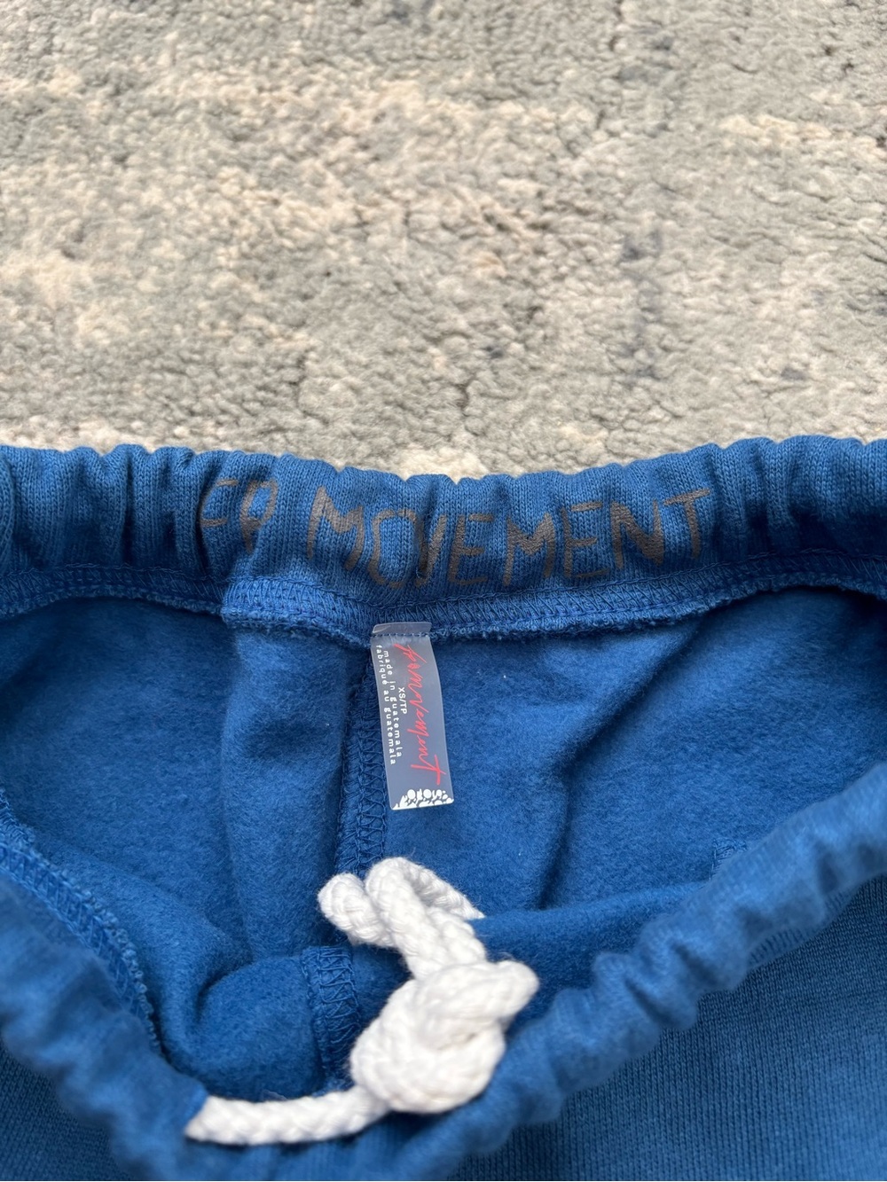 NWOT! FP Movement For The Win Long Shorts, Women’s XS, Classic Blue - Picture 4 of 4